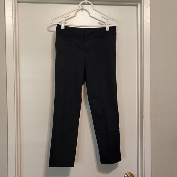 Banana Republic ankle length slacks, navy, size 2 - Picture 1 of 5